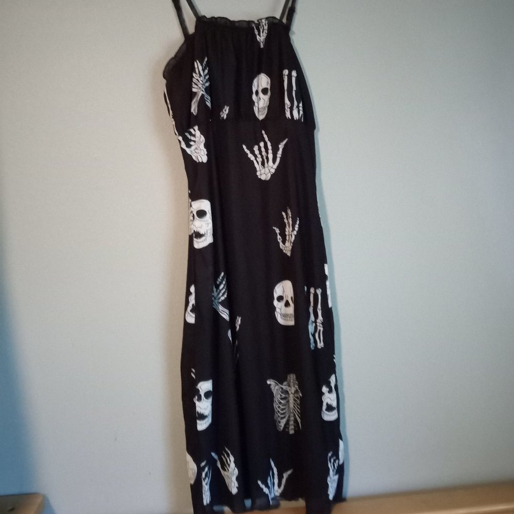 Skeleton bodycon dress